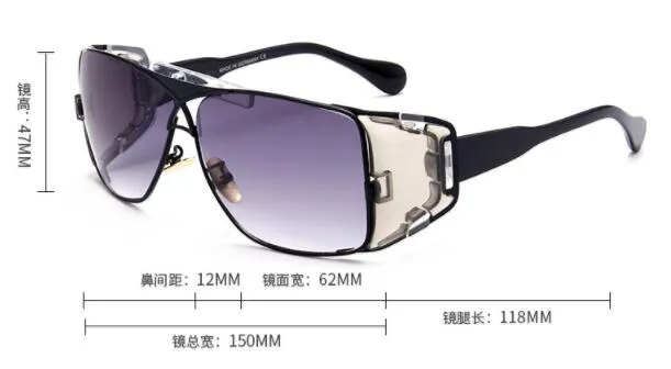 Designer Sunglasses For Men Retro Full Frame Style Vintage Eyewear_voghion.com
