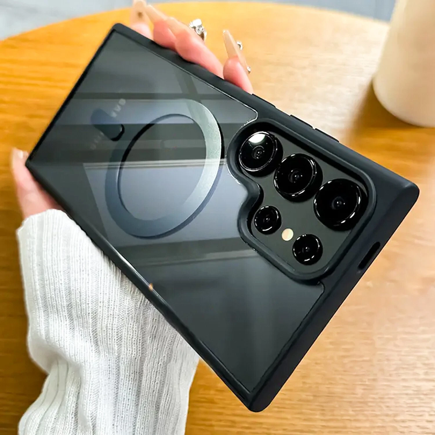 For Samsung Galaxy S25 Ultra S24 S23 S22 Fe Case Shockproof Mag.safe Cover Screen_voghion.com