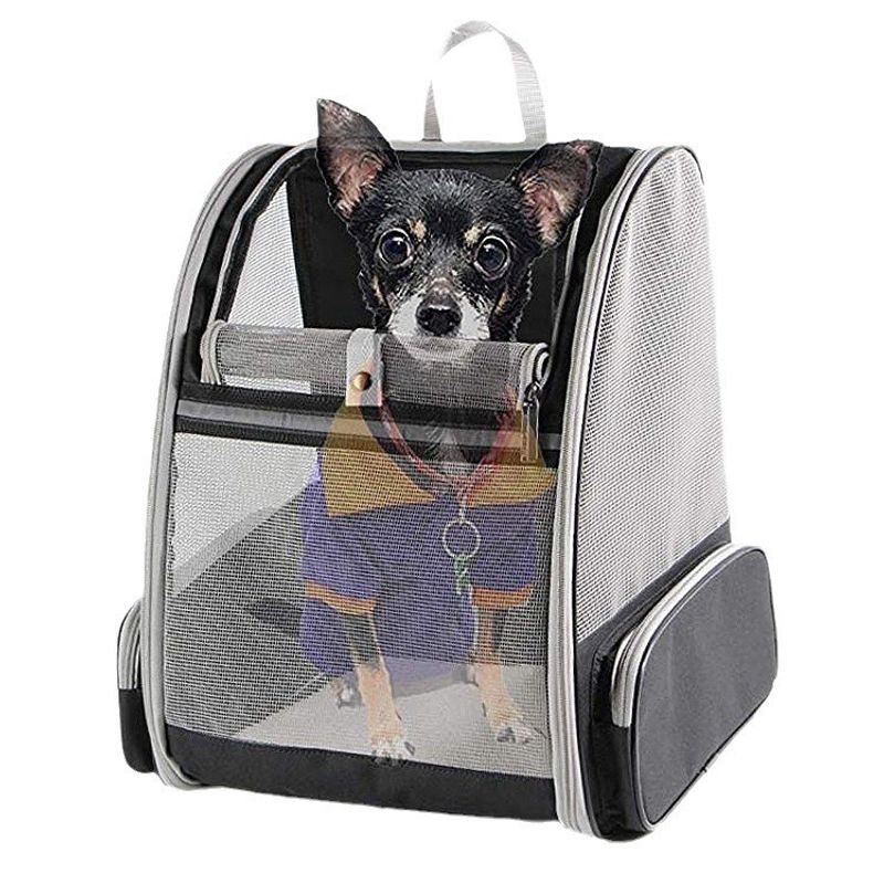 Katzentasche, Hundetasche, Outdoor-Tasche, tragbare Haustiertasche, Reppu, Leicht, Faltbar, Abnehmbar, Große_voghion.com