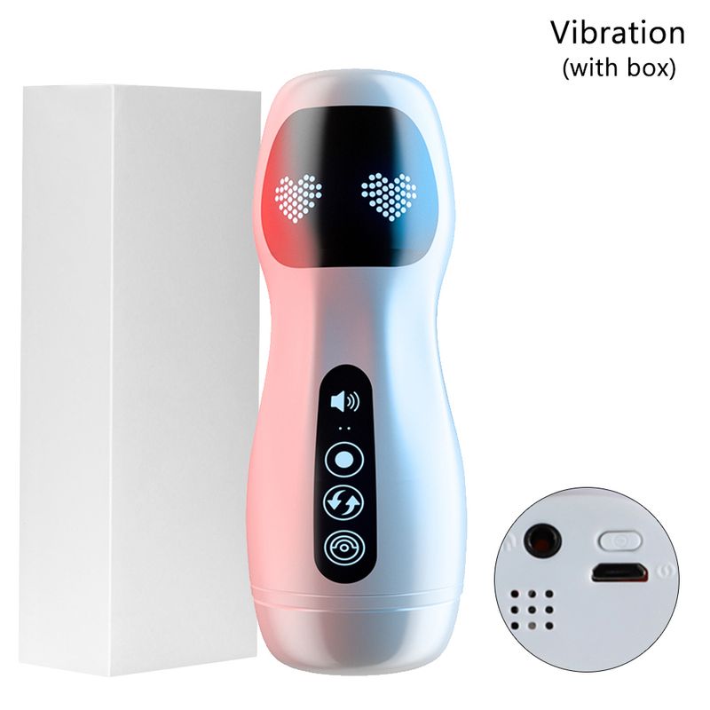 Vero Masturbazione Automatica Maschile Tazza Succhiare Tascabile Figa Silicone Giocattoli Sessuali Per Uomini Vibratore per Adulti_voghion.com