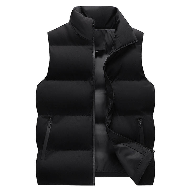 Vêtements pour hommes Gilet en coton pour hommes style gilet automne et hiver pour hommes gilet grande taille gilet veste d'âge moyen et jeune