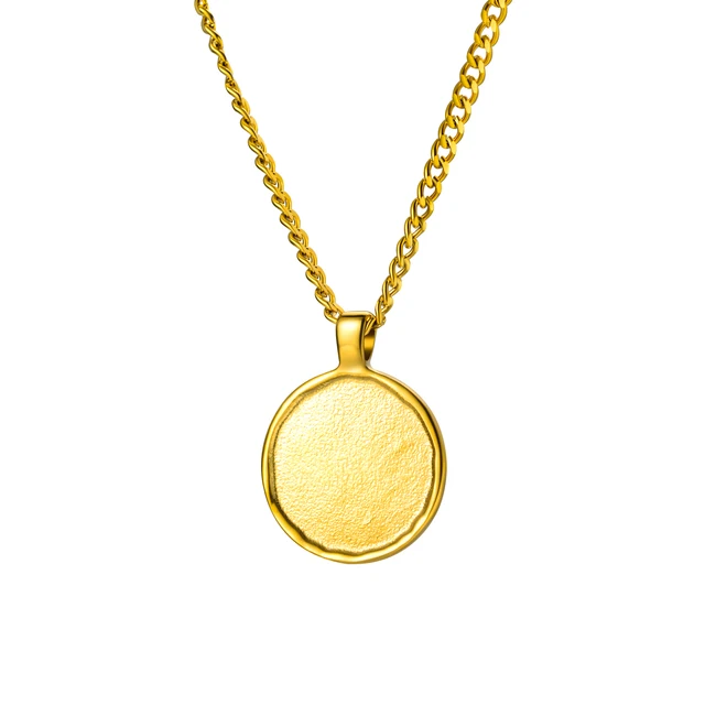 Collana con ciondolo a forma di ricciolo rotondo, personalizzata, classica, alla moda, in 3 colori, con lettera personalizzata incisa e nome, in acciaio inossidabile_voghion.com