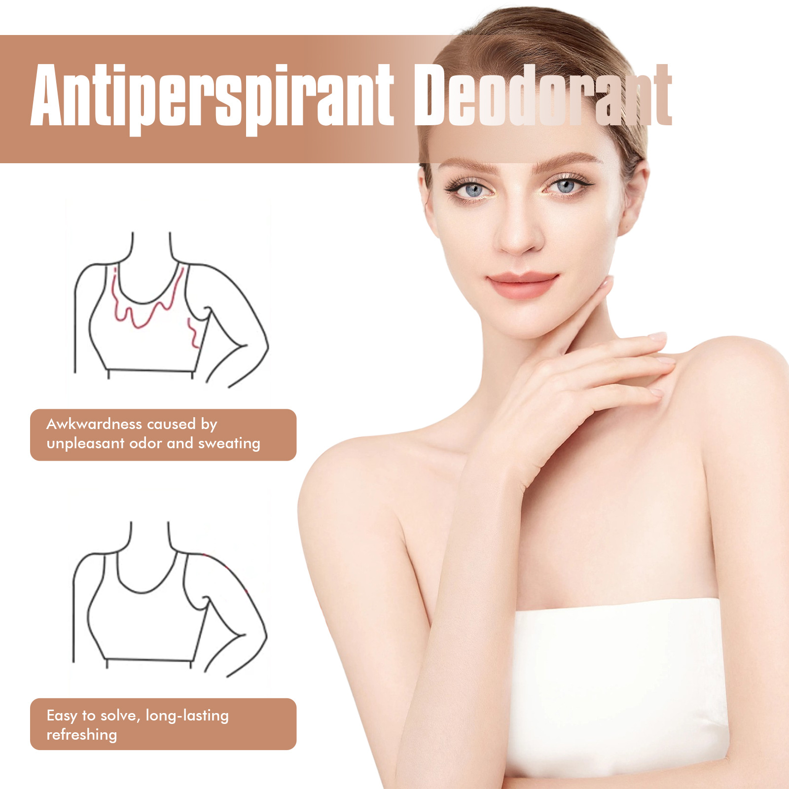 La crema profumata anti-sudore EELHOE riduce l'odore del sudore deodora la pelle, fornendo freschezza, asciutto, comtable e_voghion.com