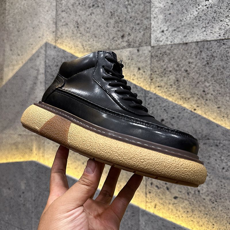Neue herbst winter weiche high top dicken sohlen herren schuhe, leichte plüsch isolierung, Martin stiefel, modische und_voghion.com