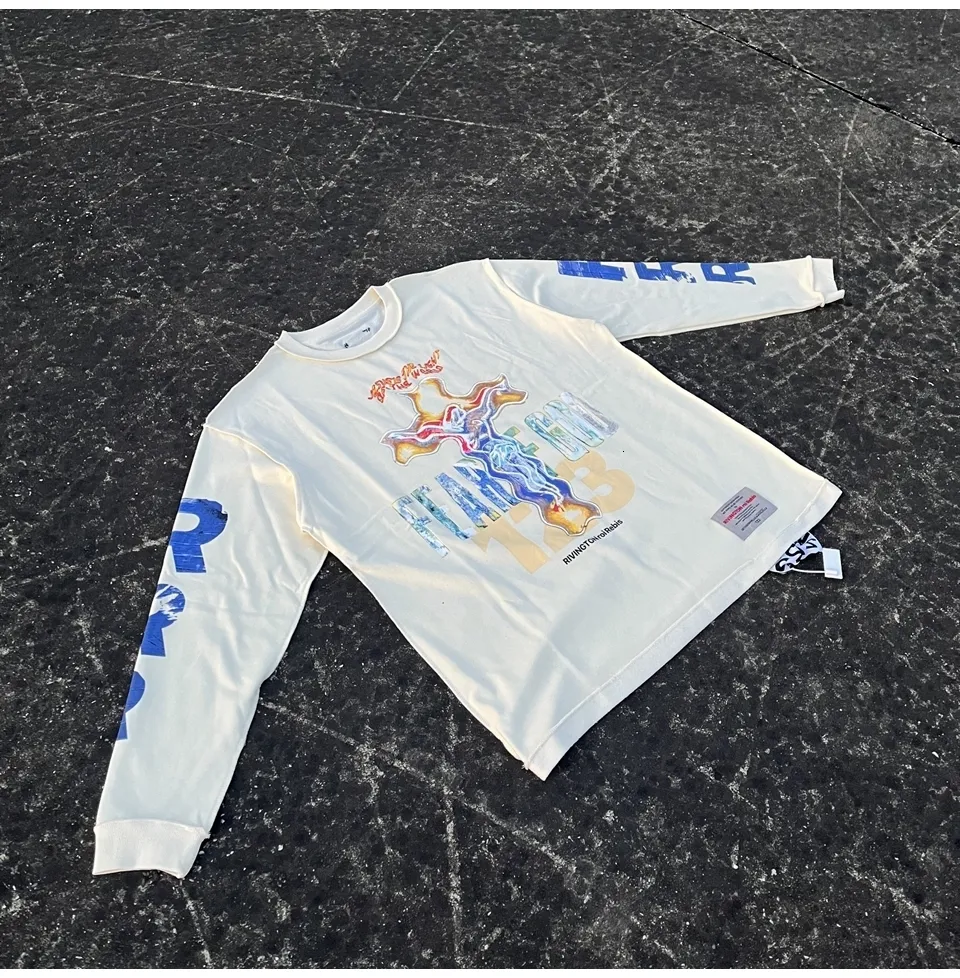 Felpe con cappuccio da uomo TMTB Primavera Autunno RRR123 Uomo Donna TShirt Qualità RRR 123 Felpa con cappuccio oversize girocollo spazzolata_voghion.com