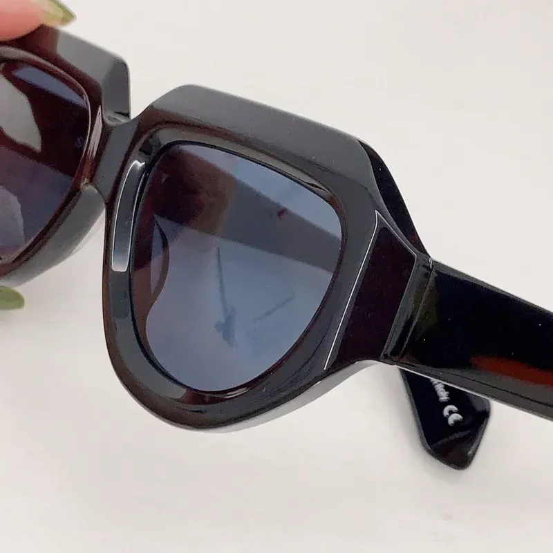 Sonnenbrillen 2024 Retro Fashion Damen Extra große unregelmäßige Box Designer Herren Schwarz UV400_voghion.com