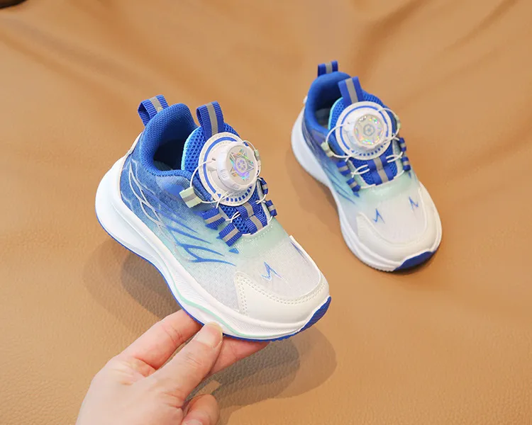 Kleinkind Sport Frühjahr Neue Junge Basketball Rotierenden Schnalle Kinder Cutefeet Mode Mädchen Licht Lauf Trainer Schuhe Größen 21_voghion.com