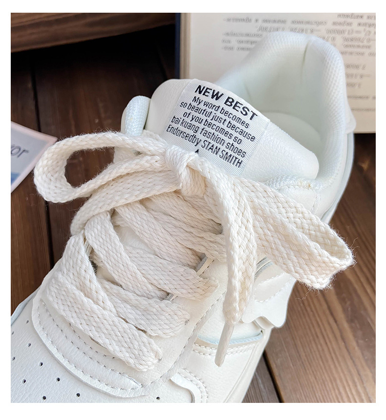 Baikuang 2024 Nuovo design unico per studenti con suola spessa casual piccolo bianco, scarpe da tavolo, tendenza Instagram femminile_voghion.com