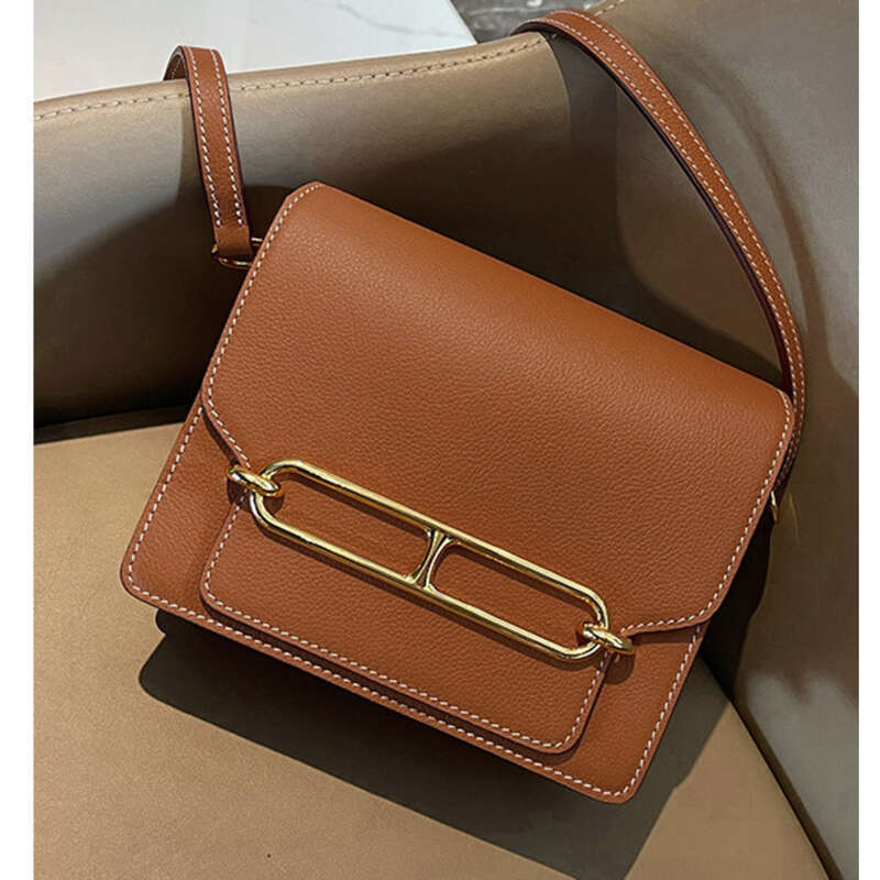 Women's Shoulder Bag Small Square Bag Pig Nose Leather Elegant_voghion.com