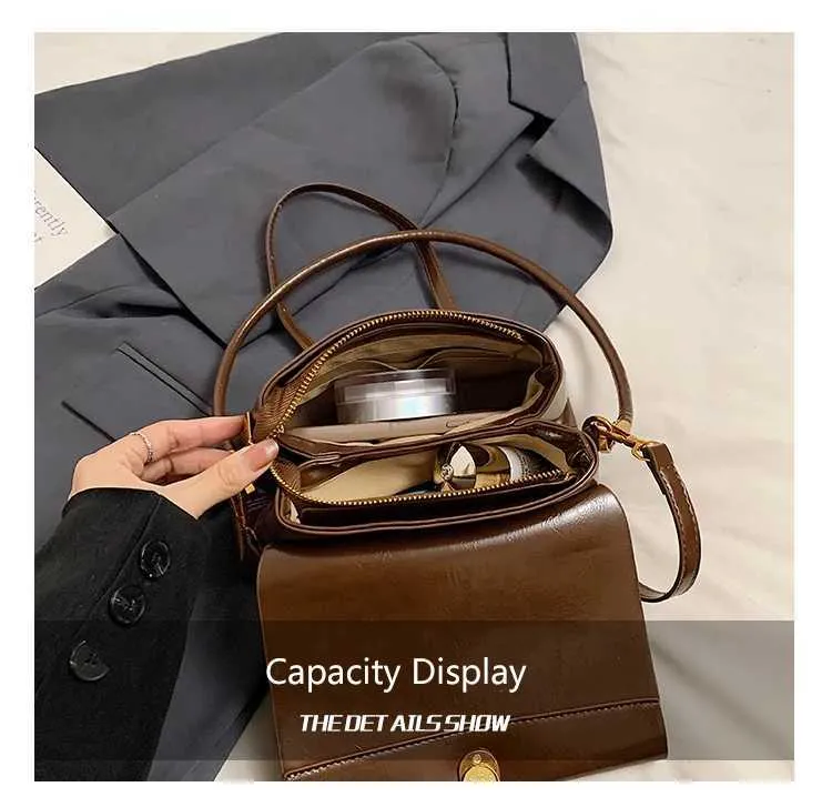 Strukturerad axelremsväska och crossbody väska för damer_voghion.com