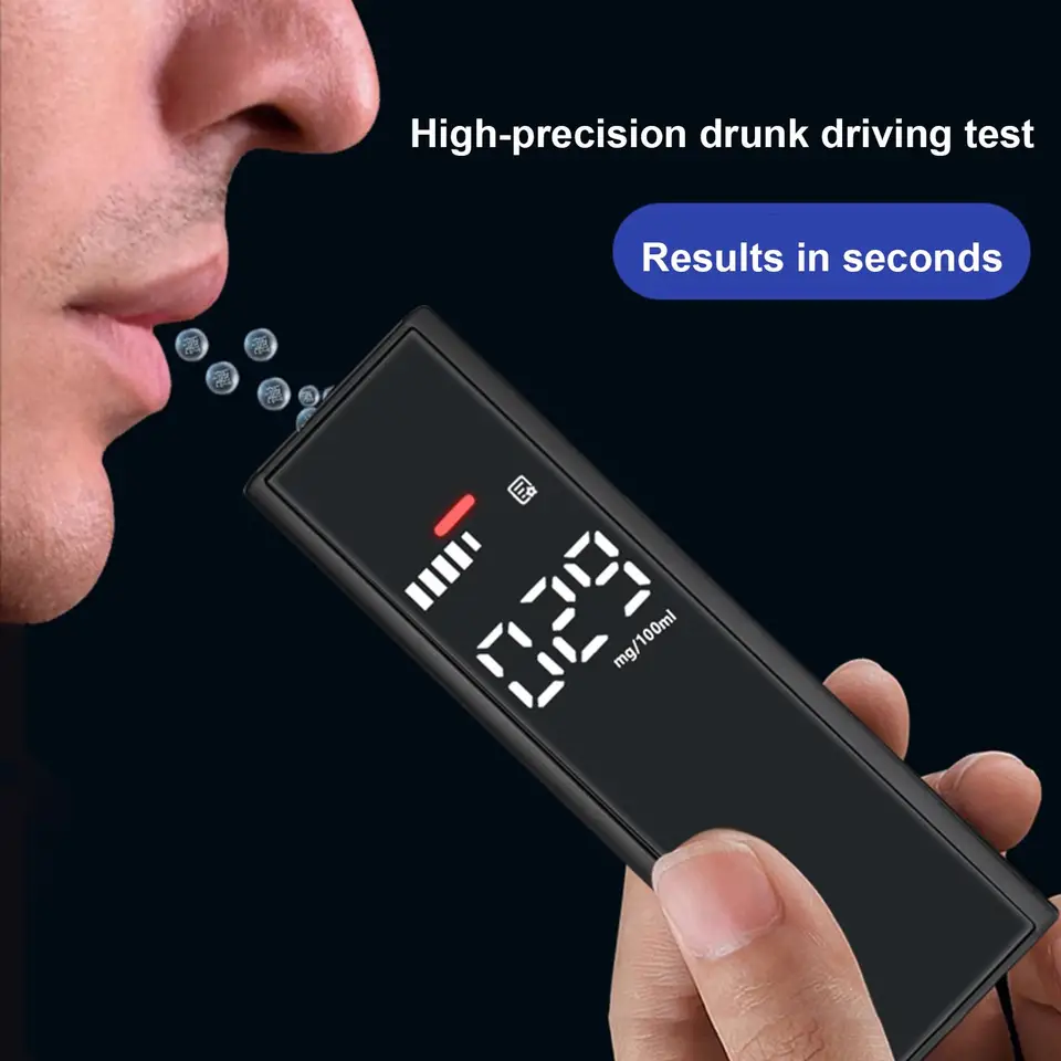 Präzises Digitales Alkohol-atemtestgerät Für Den Hausgebrauch_voghion.com