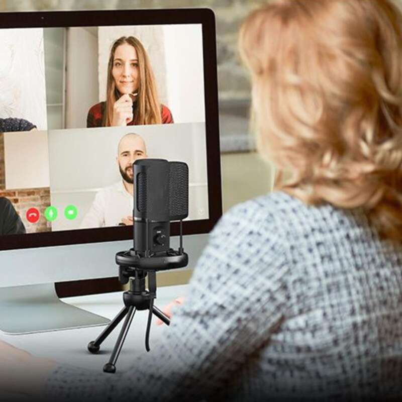 Maono Shank-opptaksmikrofon PM461T Datamaskin Desktop Live Streaming-enhet USB National K Song Dubbing Au 1_voghion.com