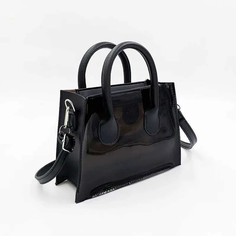 Small Transparent Crossbody Bag, Versatile Square Shoulder Handbag_voghion.com