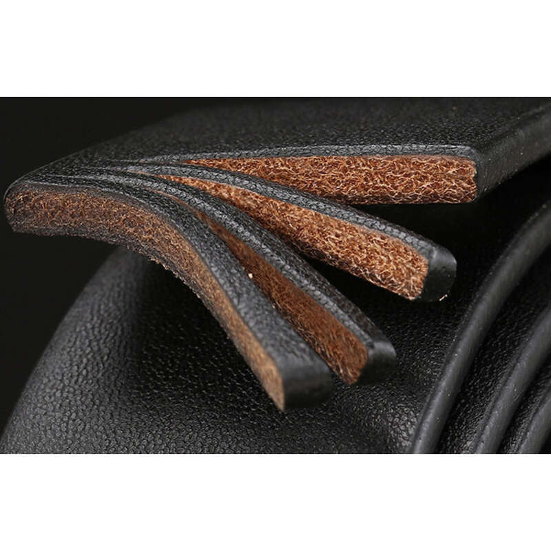 Belt Men's Leading Leather Automatic Pure Cowhide Belt Without Pin Buckle, Casual, Simple_voghion.com