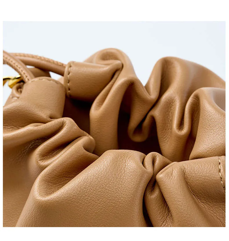 High quality genuine leather chain shoulder designer shaped handbag folding women's brand crossbody large capacity cloud_voghion.com