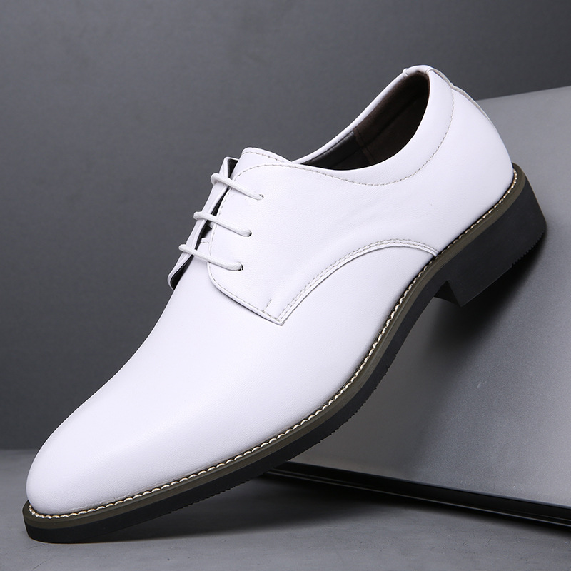 TerraStride New Business Casual For Men, Men's Leather Shoes , Wedding Shoes, Non-Slip, Wear-Resistant, Groomsmen, Youth,