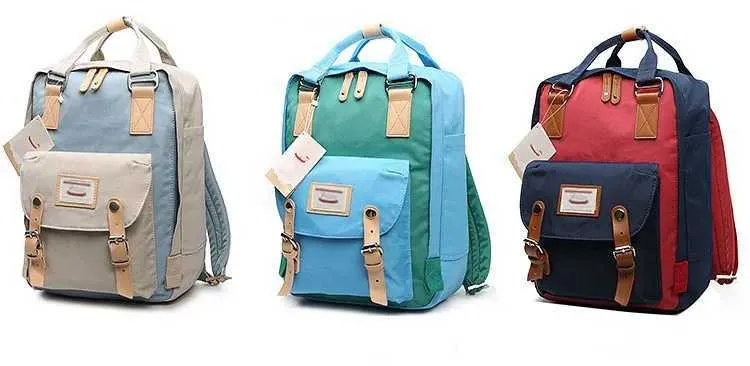 14-tommers bærbar PC for menn og kvinner, flere lommer, bokveske, skole, gutter og jenter, høy kvalitetsryggsekk for arbeidsreiser, 16LC241107_voghion.com