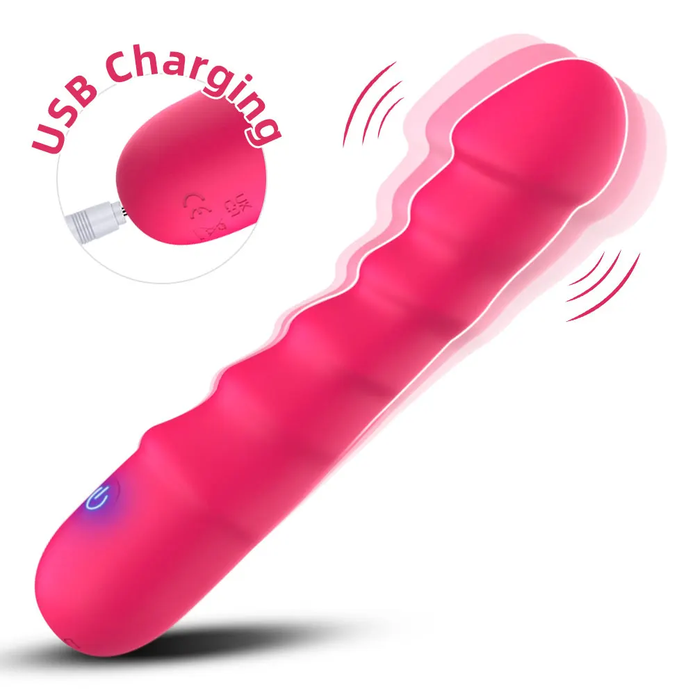 Realistischer Silikon Dildo Vibrator Für G-punkt Und Klitoris_voghion.com
