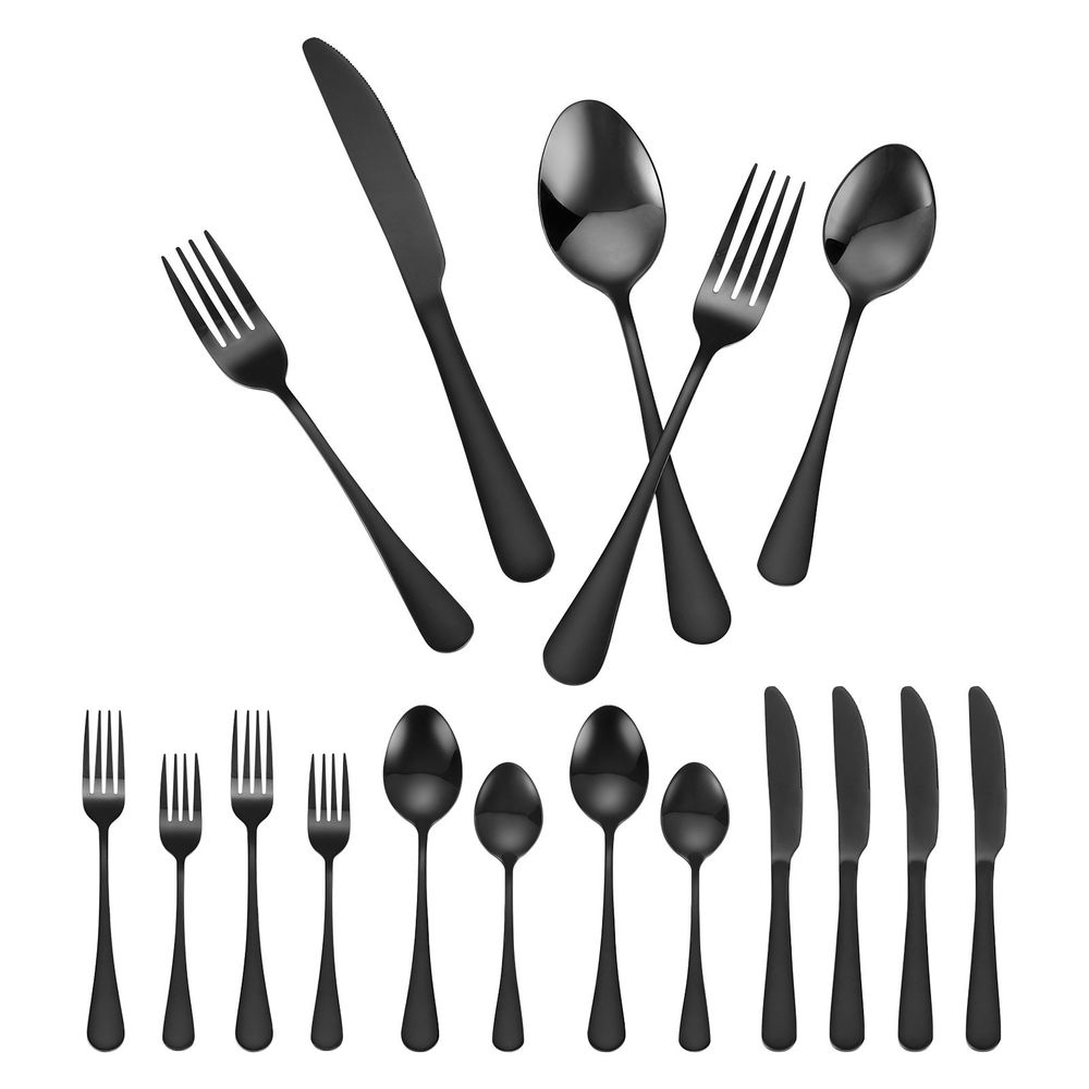 30-Piece Silverware Set Stainless Steel Cutlery Flatware Utensil Kitchen For 6_voghion.com