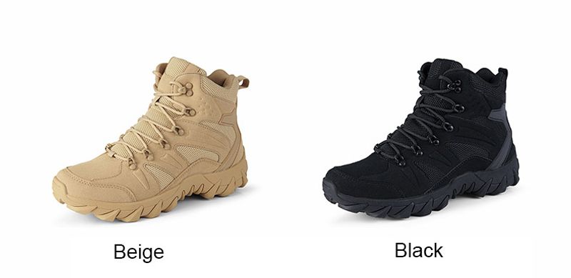 Verbesserte Taktik Kampftraining Stiefel Outdoor Camping Anti-Verschleiß Rapid Response Wanderschuhe Angeln Jagd_voghion.com