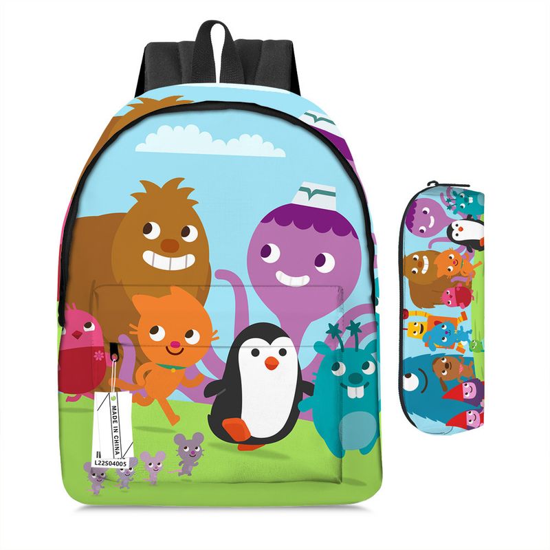 Set zaino con cartone animato per bambini - 2 pezzi_voghion.com