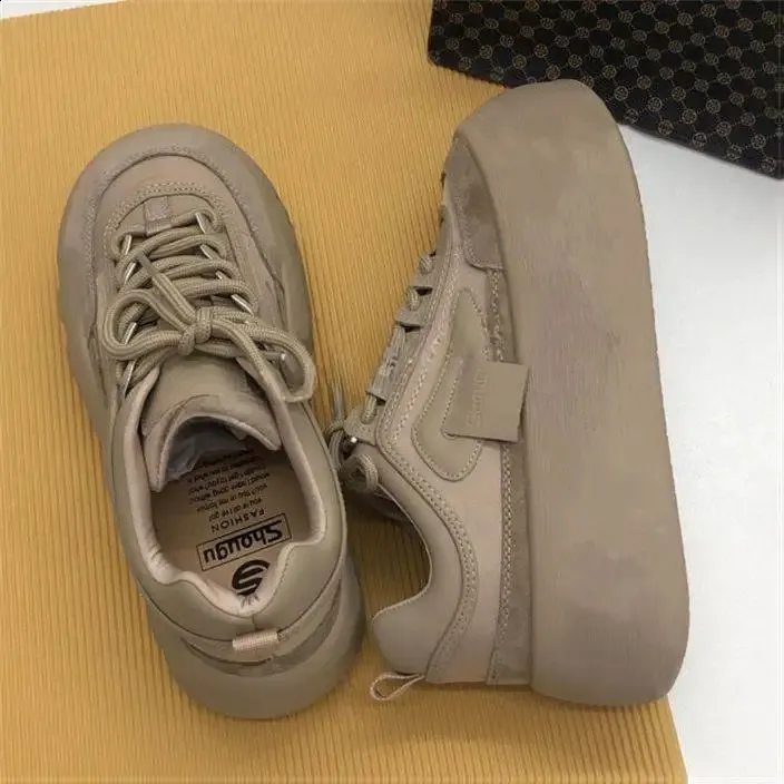 Chunky Platform Vulcanized Sneakers For Women Warm Winter Boots_voghion.com