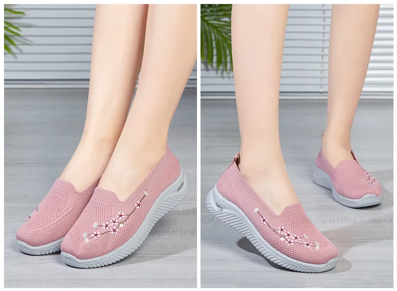 Sneakers slip-on donna comode scarpe da camminata casual_voghion.com