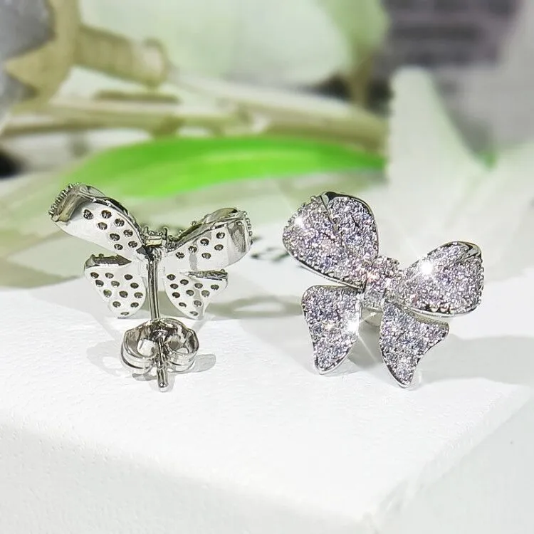 Collana con ciondolo a fiocco carino alla moda, brillante, in argento sterling, con fiocco, firmata Sailormoon, girocollo, da donna, unica_voghion.com