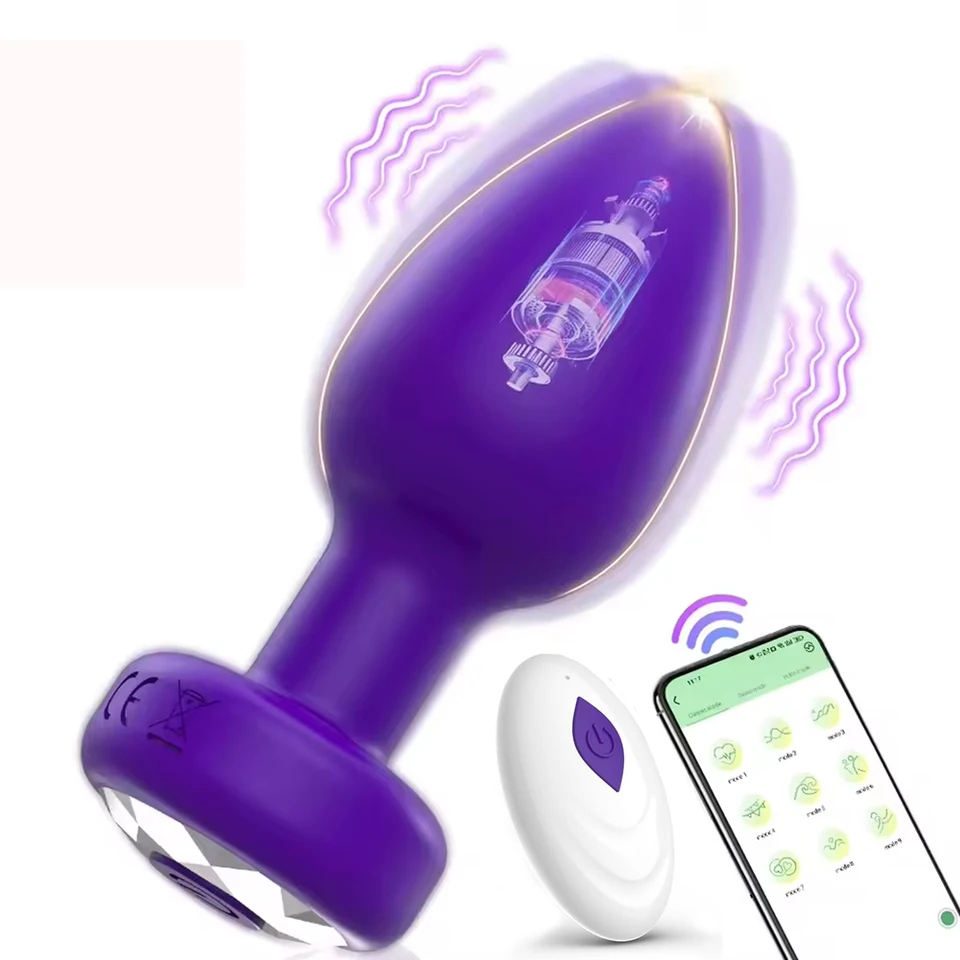 Wireless Prostate Massager Vibrator For Couples Remote Control_voghion.com