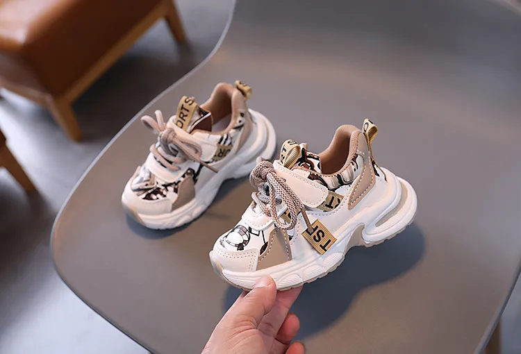 Pantofi sport pentru copii la modă, pentru băieți și fete, confortabili, cu imprimeu grafic amuzant, antiderapanți, școală, casual, mers pe jos_voghion.com