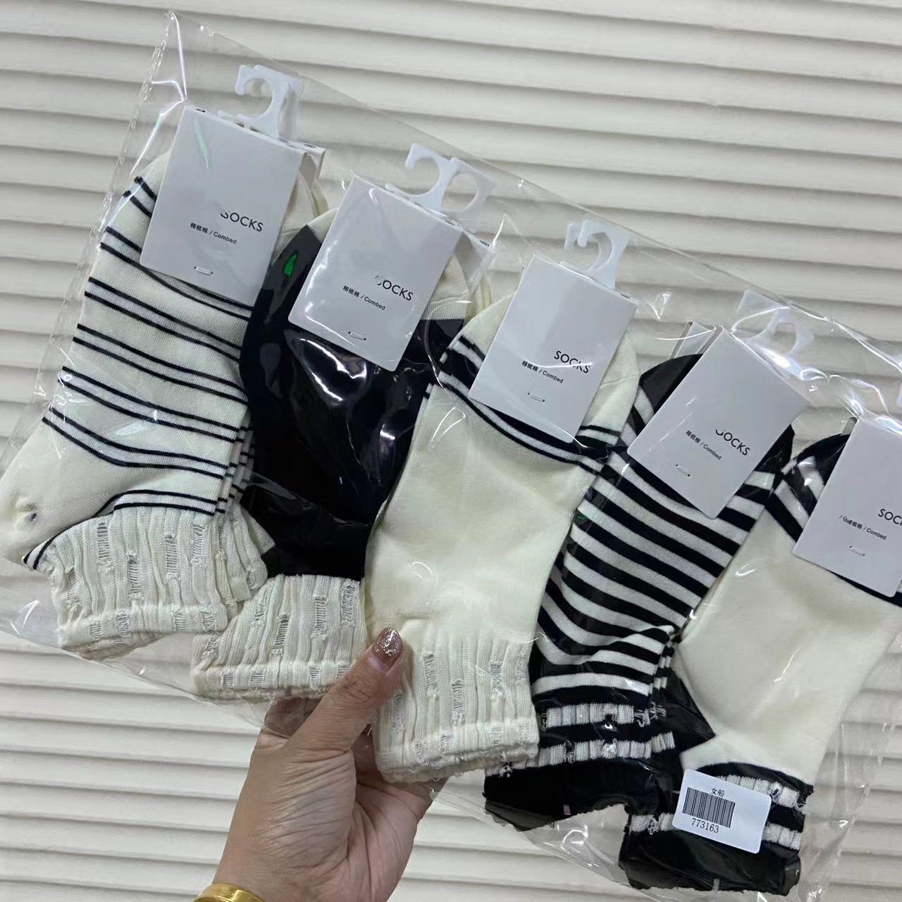 10 paia di calzini bianchi e neri da donna estivi sottili alla moda in stile college all-match semplice amore barca da donna_voghion.com