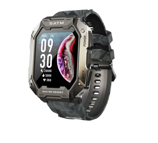 C20 Three Prevention Sports Intelligent Wearable Watch Outdoor Waterproof Monitoring Heart Rate And Blood Pressure Multi-function_voghion.com