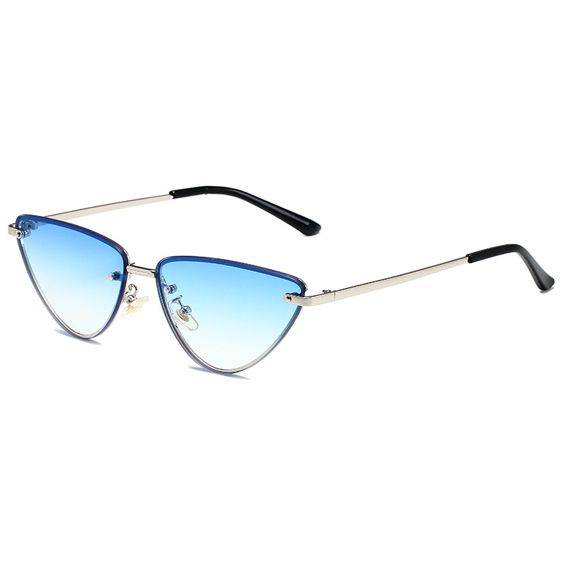 2023 Cat Eye Metal Instagram Street Photo Trendy Sunglasses_voghion.com