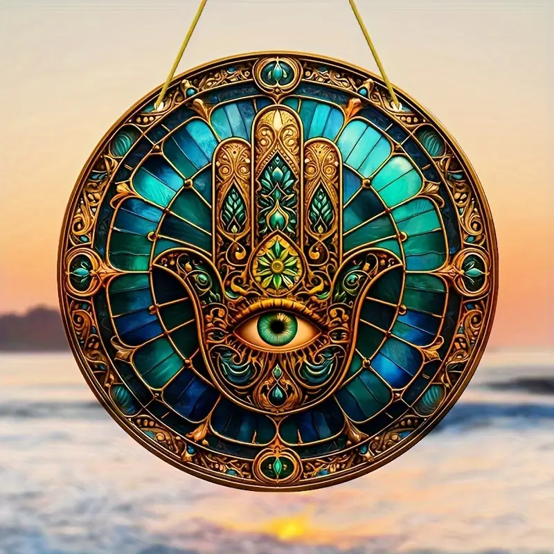 Acchiappasole amuleto della stregoneria - Arte mistica in acrilico da 20 cm. Decorazione incantevole per la casa o il giardino, perfetta per gli spazi fantasy._voghion.com