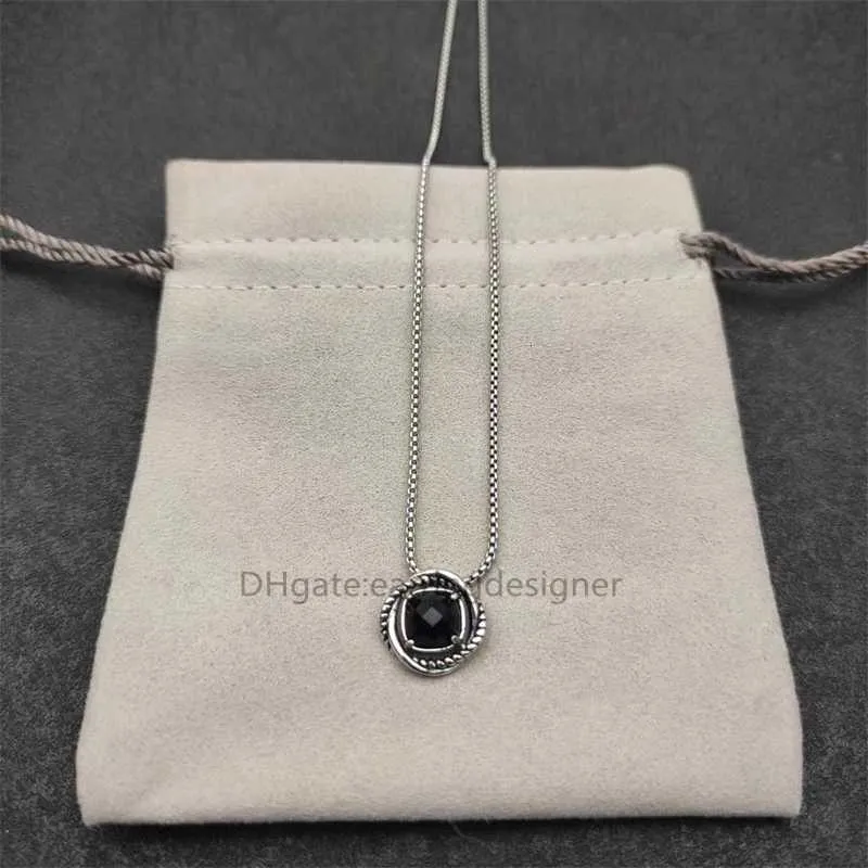 Colar com pingente redondo de safira e zircônia sólida, gargantilha com corrente, colar feminino moderno_voghion.com