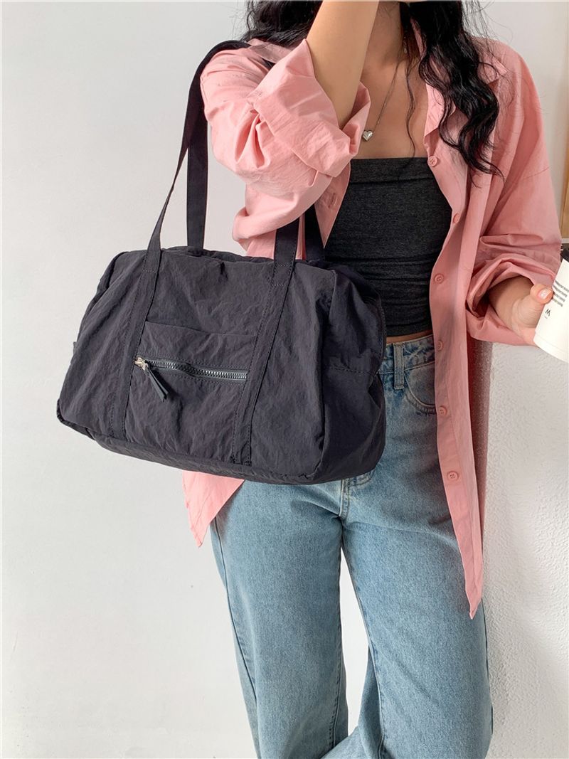 Tragetasche Damen Reißverschluss, Turntasche mit Fächern, Laptop-Arbeitstasche, Krankenschwester-Tanz-Yoga-Tasche für_voghion.com