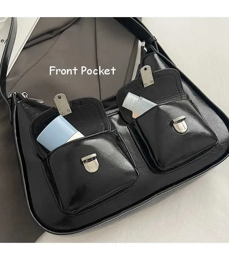 Womens Shoulder Bag Large Capacity Pu Leather Casual Handbag_voghion.com