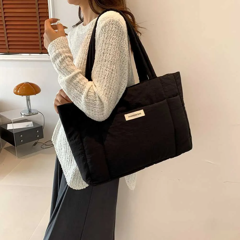 Damen Puffer Tasche Gesteppt Designer Schultertasche Shopping_voghion.com
