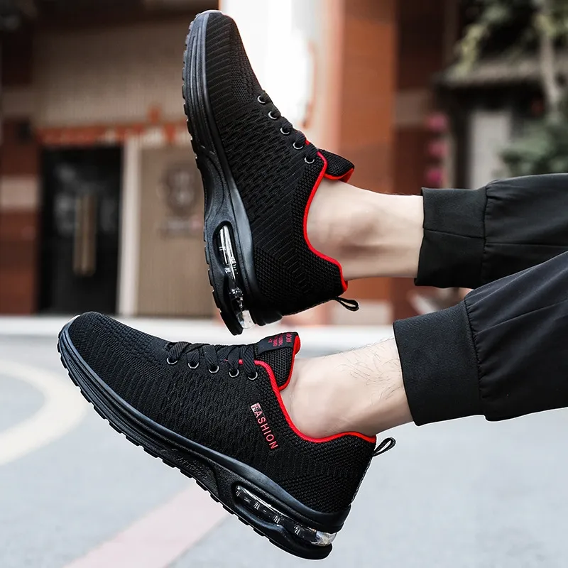 Yeni Spor Rahat Koşu Tide Spring Nefes Alabilen Plaka Ayakkabılar_voghion.com