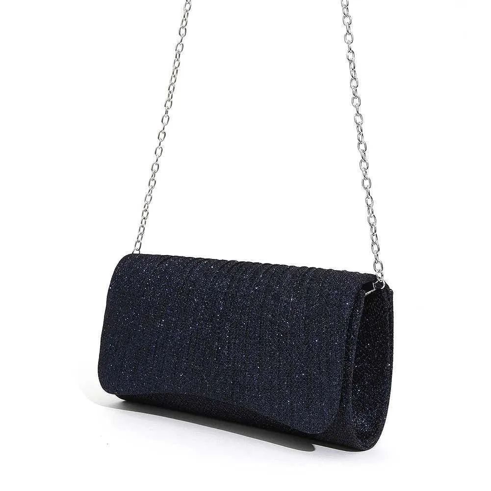 Sac à main Sparkg Clutch Sparkg épaule pendentif de mariage date sac de nuit entièrement assorti pour femmes Y241019_voghion.com