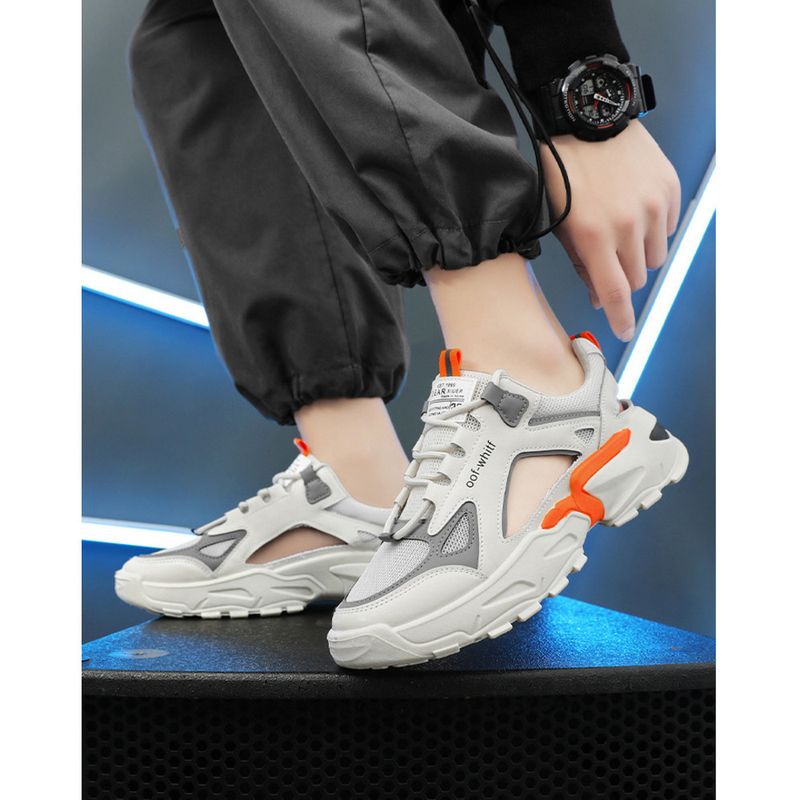 Sandalen Hären am Summer, atmungsaktiv, Outdoor, rutschfest, ausgehöhlt Casual Sports, Papp fir Teenager, déck Sohlen, séier_voghion.com