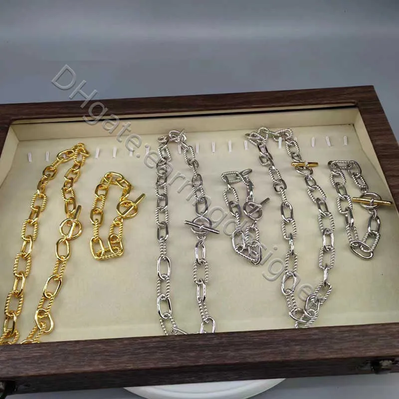 Collane 50cm Gioielli Argento Streamlined Designer Cz Uomo Collana Pendente Etichetta Donna Placcato Oro Cavo Combinazione Scatola_voghion.com