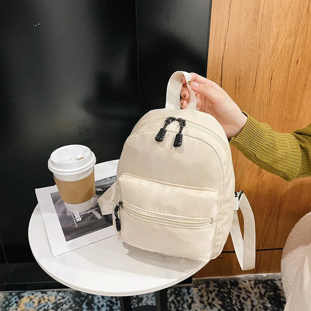 Mini Rucksack Für Damen Wasserdichter Nylon Freizeit Wanderrucksack_voghion.com