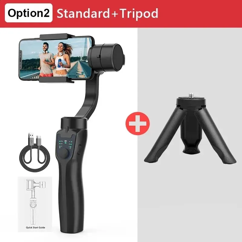 Support de téléphone portable à cardan 3 axes QAML F8, stabilisateur d'enregistrement vidéo anti-vibration pour smartphone 250417_voghion.com