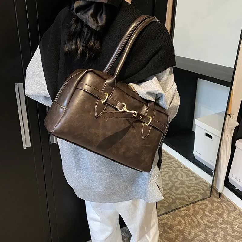 Pu lederen schoudertas dames koreaanse crossbody handtas stijl_voghion.com