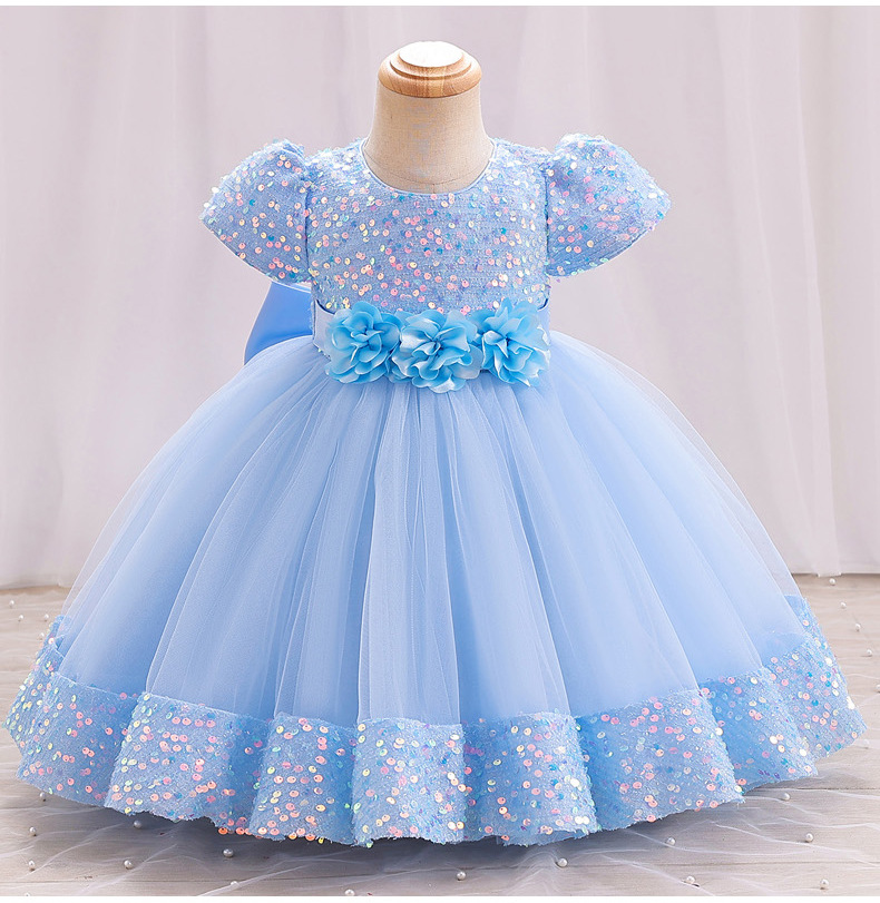 Abito da cerimonia a fiori per bimba primo compleanno_voghion.com