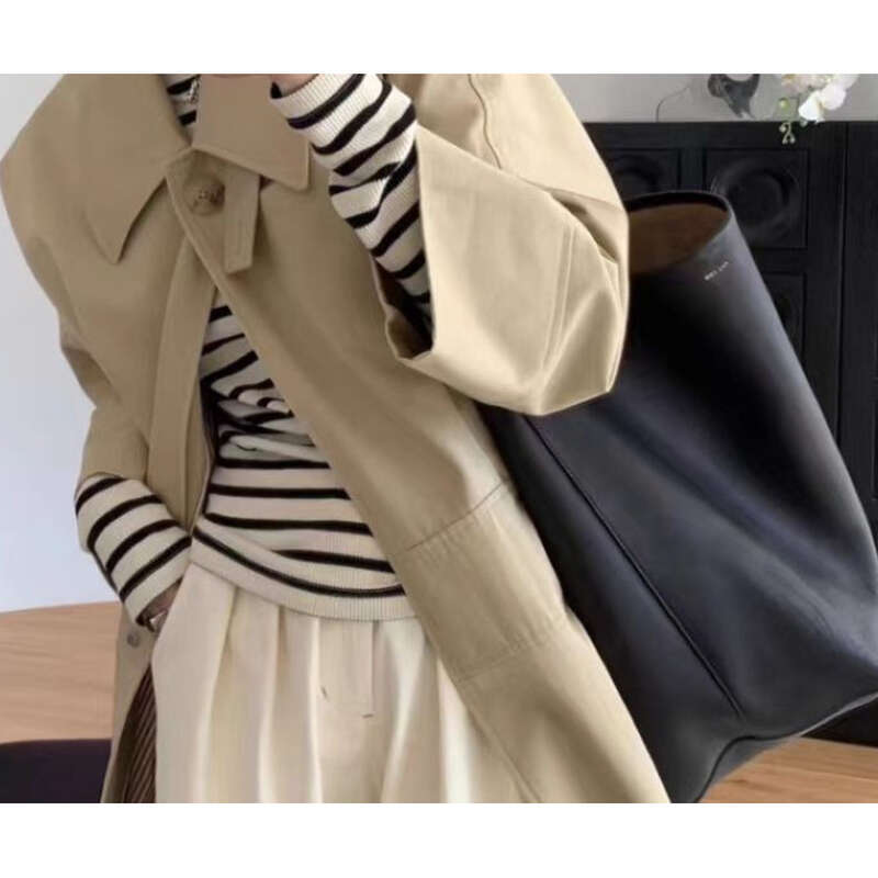 2025 Neue Beuteltasche, Große Kapazität, Mode Nische Rindsleder Pendler Schulter Handtasche_voghion.com