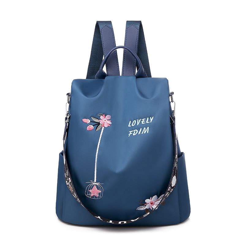 Wasserdichter Oxford Rucksack Weibliche Stickerei Rucksäcke Große Kapazität Reisetaschen Neue Schüler_voghion.com