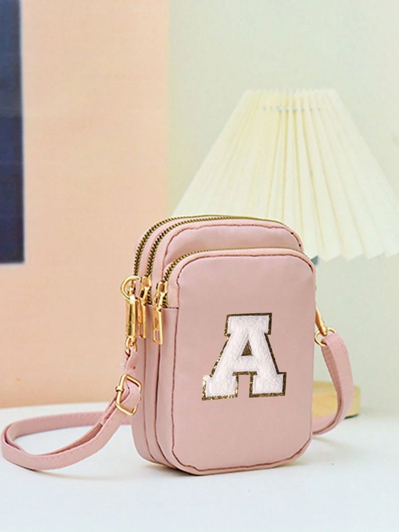 26 Buchstaben Handy Damen Crossbody 2024 Neue Walking Mini Schulter ändern kleine Tasche, vertikale Version_voghion.com