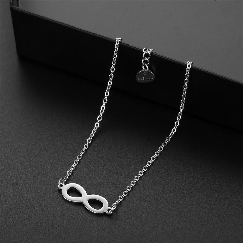 Edelstahl Infinite Symbol Charm Armbänner Fraen Meedercher Einfach Handaccessoiren Kaddoe fir Léifsten_voghion.com